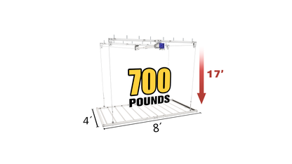 4'X8' E-Z Lift PRO MAX - 17' Drop