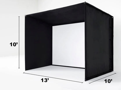 SKYTRAK Golf Simulator Enclosure - Professional High Impact Home Studio Bay