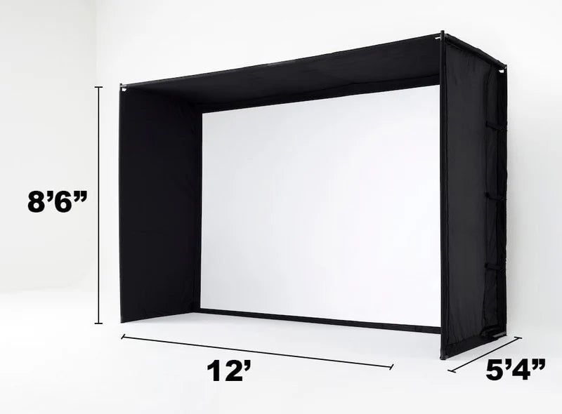 SKYTRAK Golf Simulator Enclosure - Professional High Impact Home Studio Bay