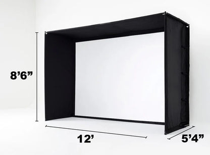 SKYTRAK Golf Simulator Enclosure - Professional High Impact Home Studio Bay