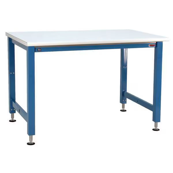 BENCHPRO - Electric Workbench, ESD Laminate, 72" W, 30" to 42" Height, 1000lb. Straight