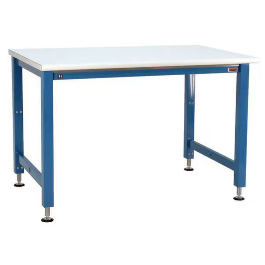 BENCHPRO - Electric Workbench, ESD Laminate, 72" W, 30" to 42" Height, 1000lb. Straight